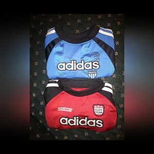 Two long sleeve baby Adidas shirts